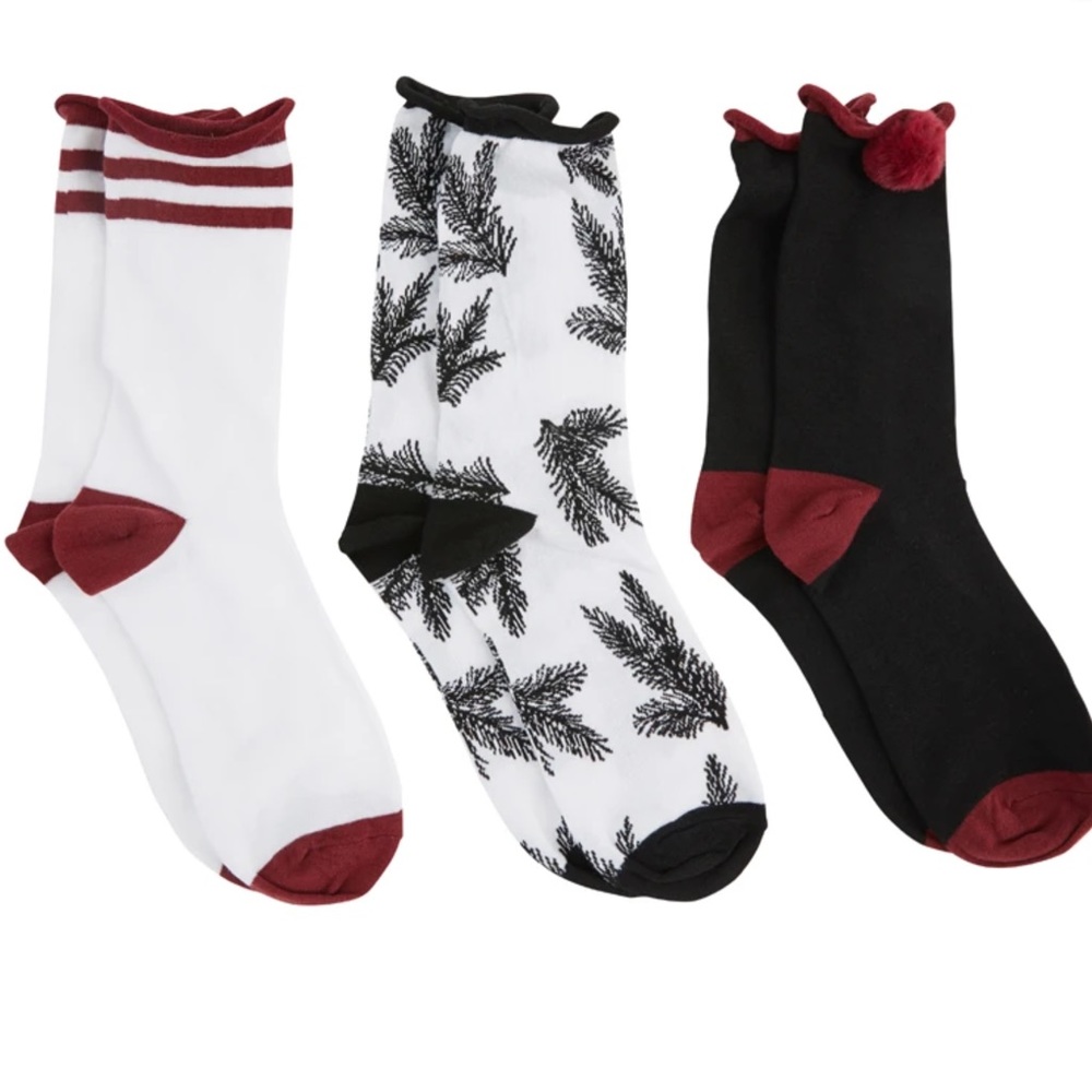Holiday Fashion Socks - Pack of 3